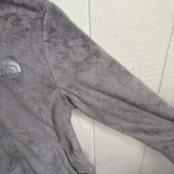 Grey North Face Fleece Zip Up Size Small - Picture 3 of 6